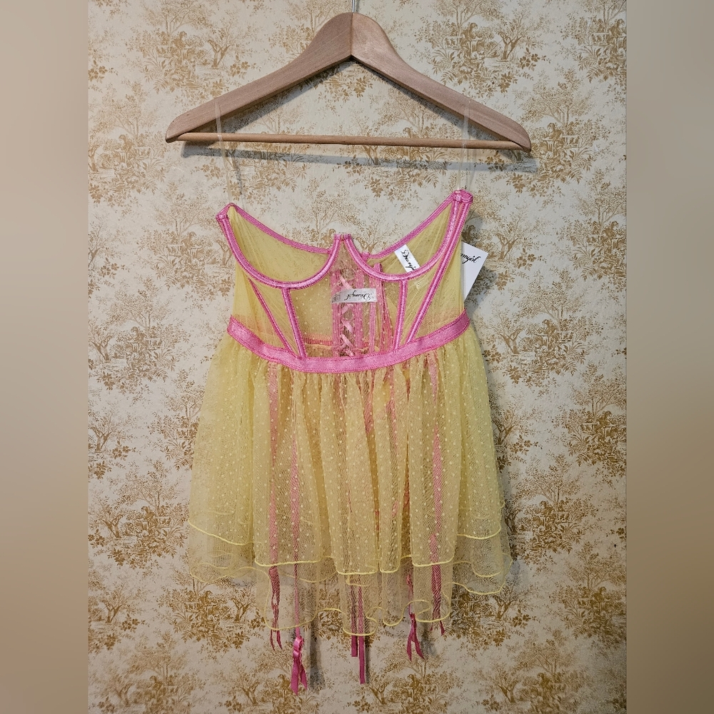 Dreamgirl Medium Bustier Skirt 2 Piece Set